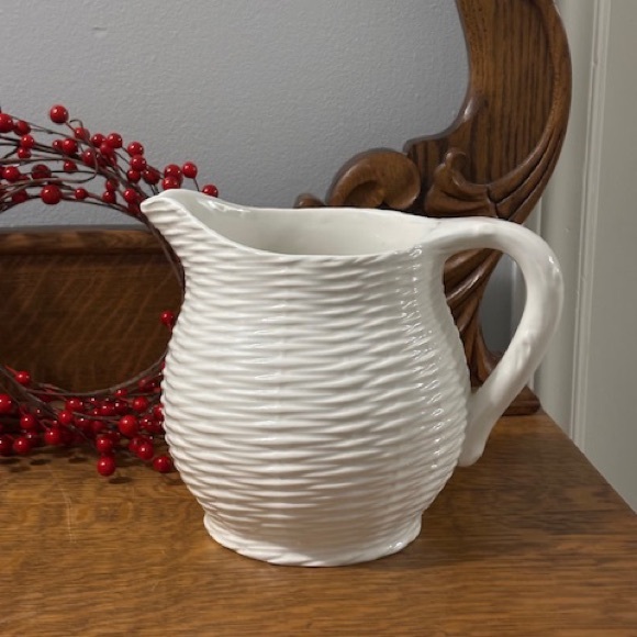 Tiffany & Co. Other - Tiffany & Co. White Wicker Pitcher